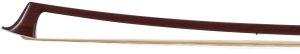 A silver-mounted cello bow by Johann Siegfried Finkel, Oberhasli, circa 1990 — head and frog