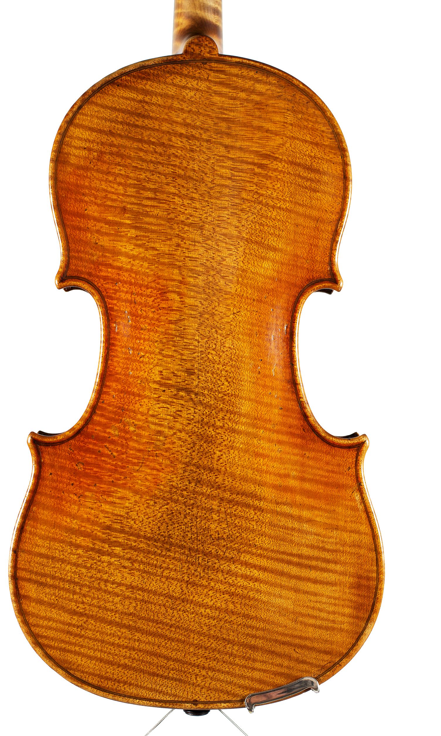 Violin, Circle of Joseph Bassot, Paris, circa 1800 — back