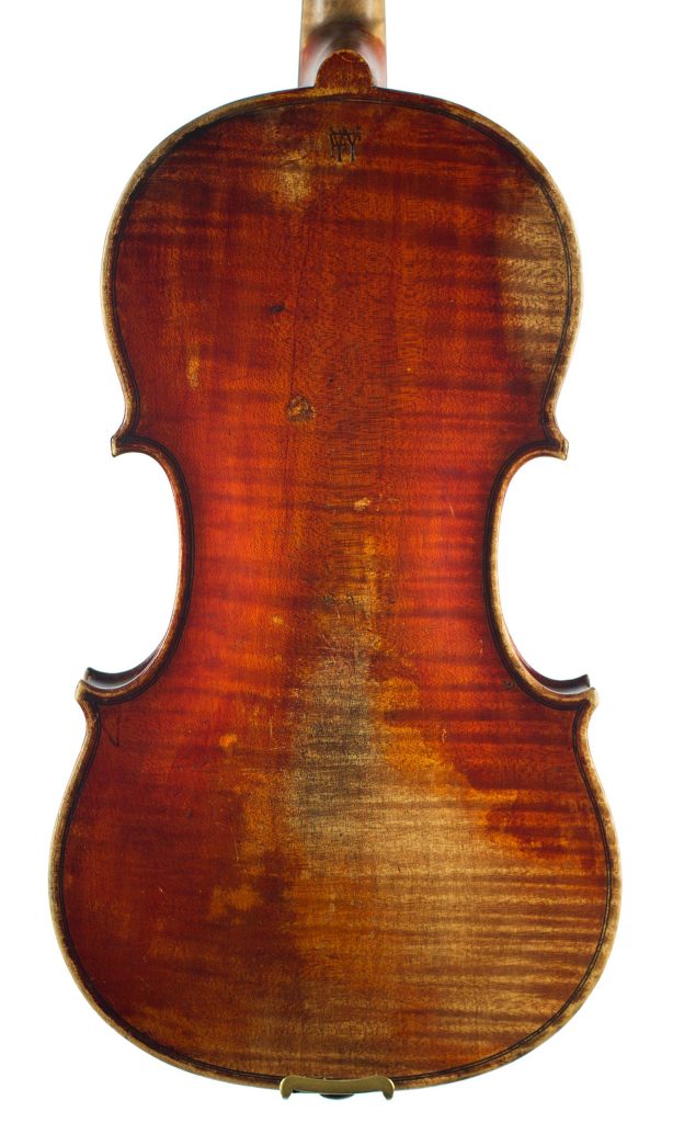 Violin by Frank Watson, Rochdale, 1909 — back