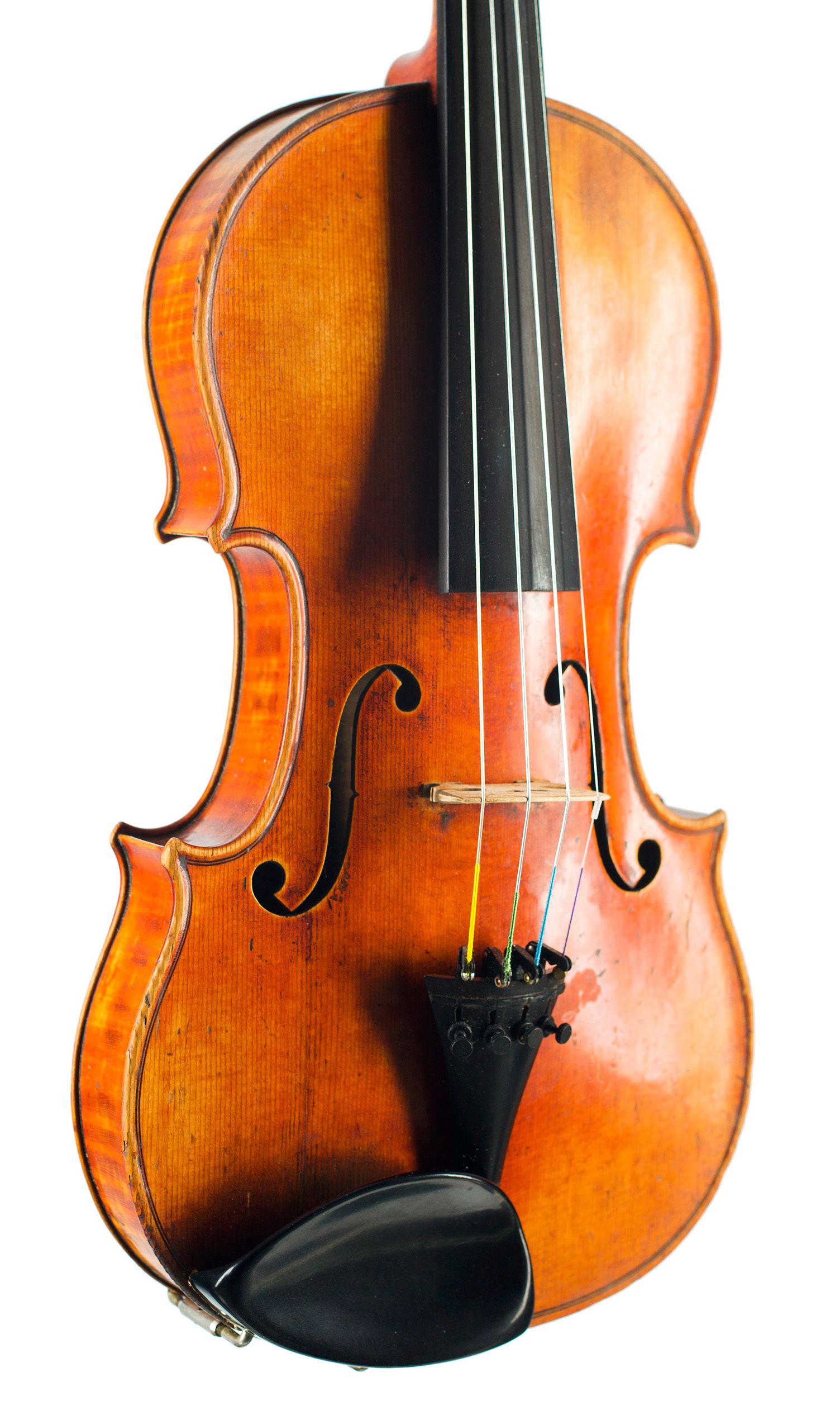 Violin by Honore Derazey, Mirecourt, second half of the 19th Century — angled view, 30°