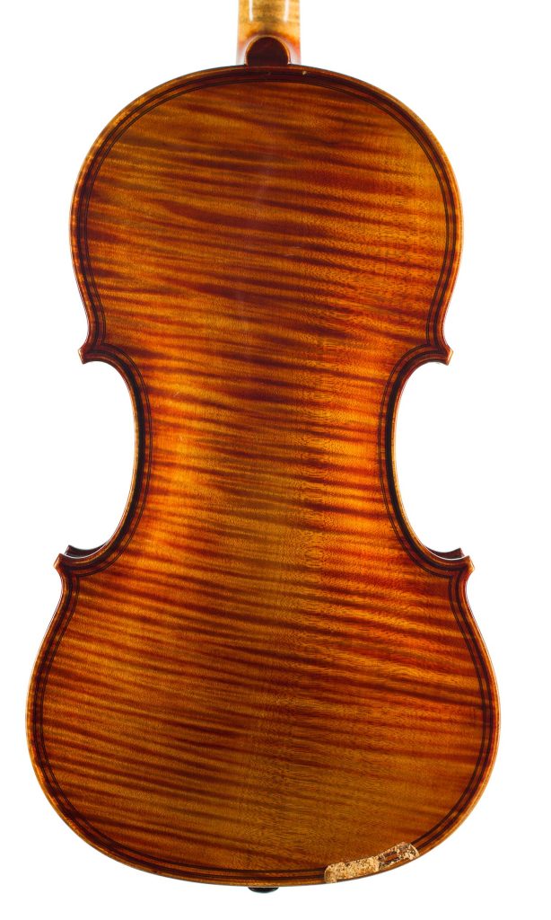 Violin by Ch. J. B. Collin-Mezin (Fils), 1954 — back