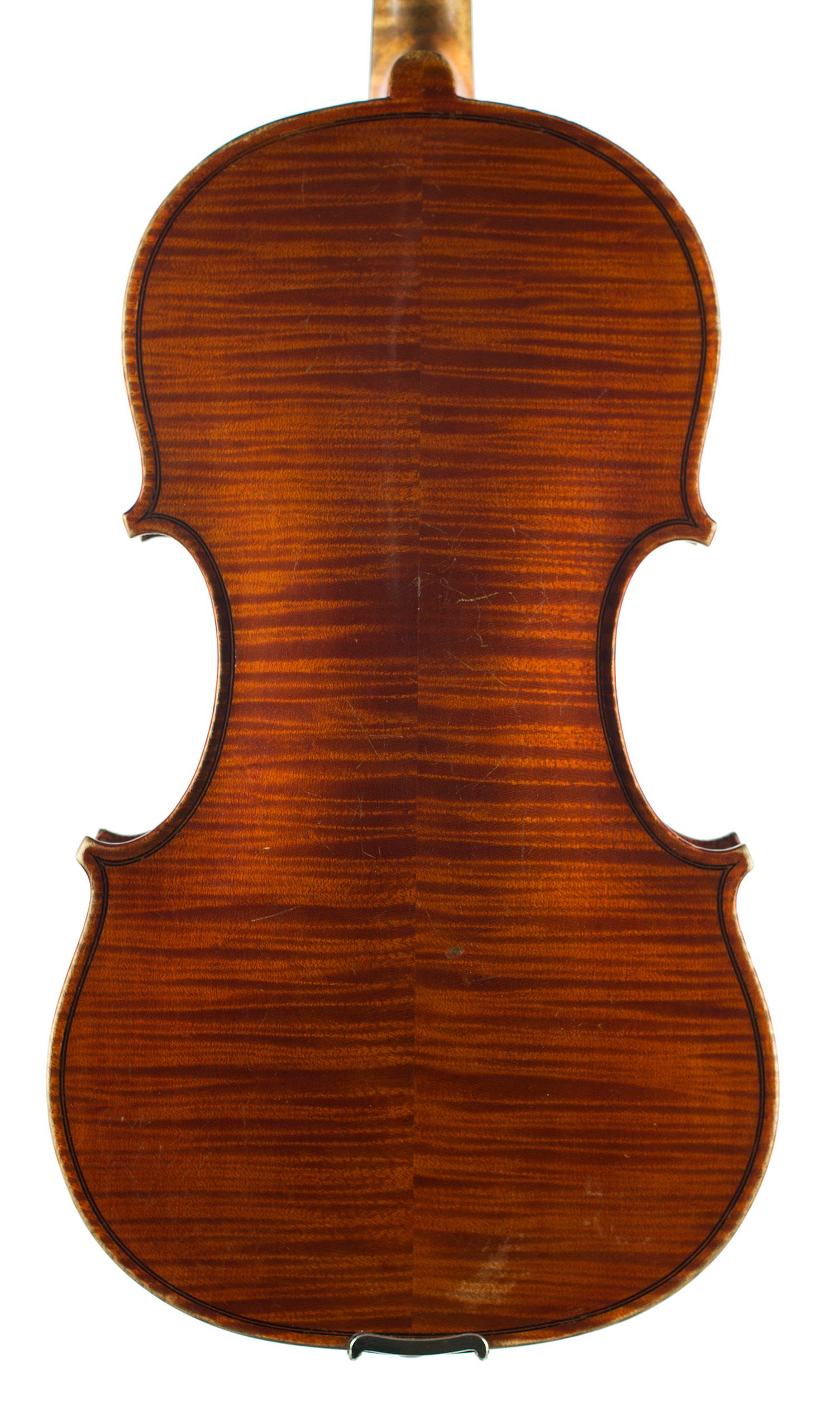 Violin by Ch. J. B. Colin, Mirecourt, 1892 — back