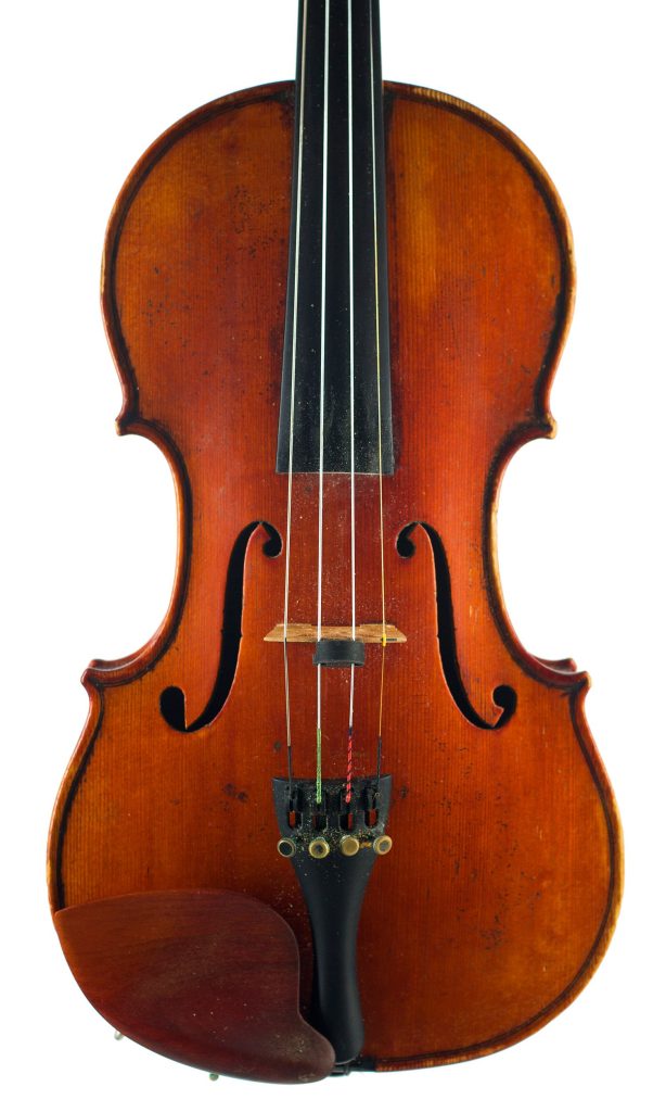 Violin by Leon Victor Mougenot, Mirecourt, circa 1890 — front