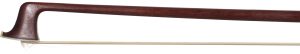 A gold-mounted violin bow by Richard Grünke, Germany — head and frog