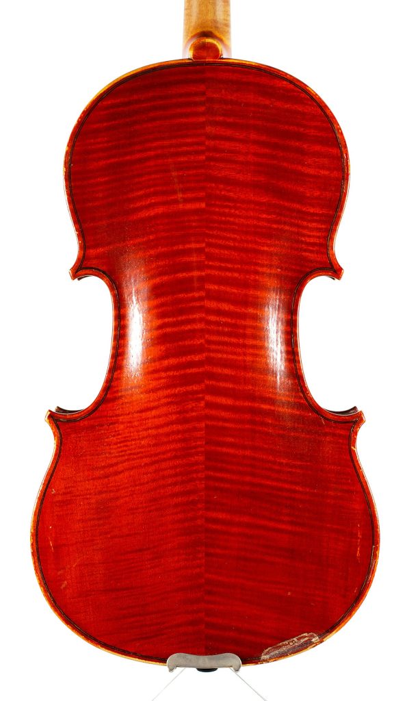 Violin, ascribed to the Workshop of Emile Boulangeot, Lyon — back