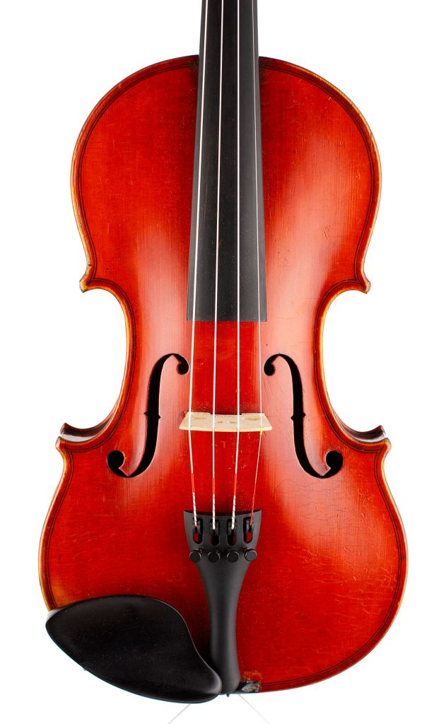 Violin by L. P. Balmforth, Leeds, 1915 — front