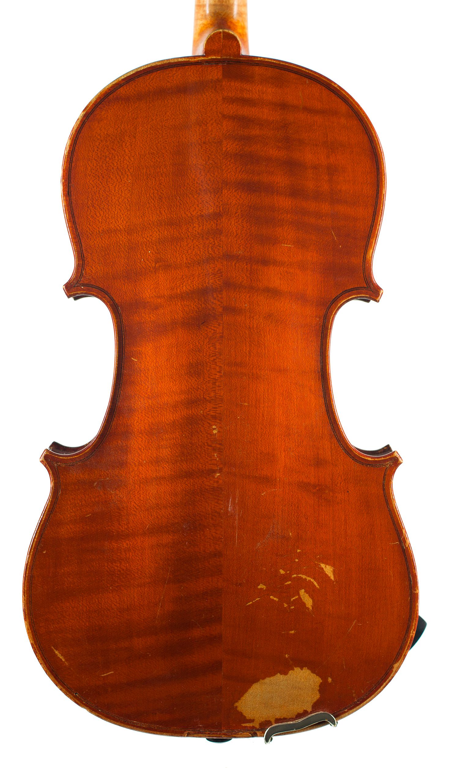 Violin, Workshop of Jerome Thibouville-Lamy, Mirecourt, circa 1900 — back
