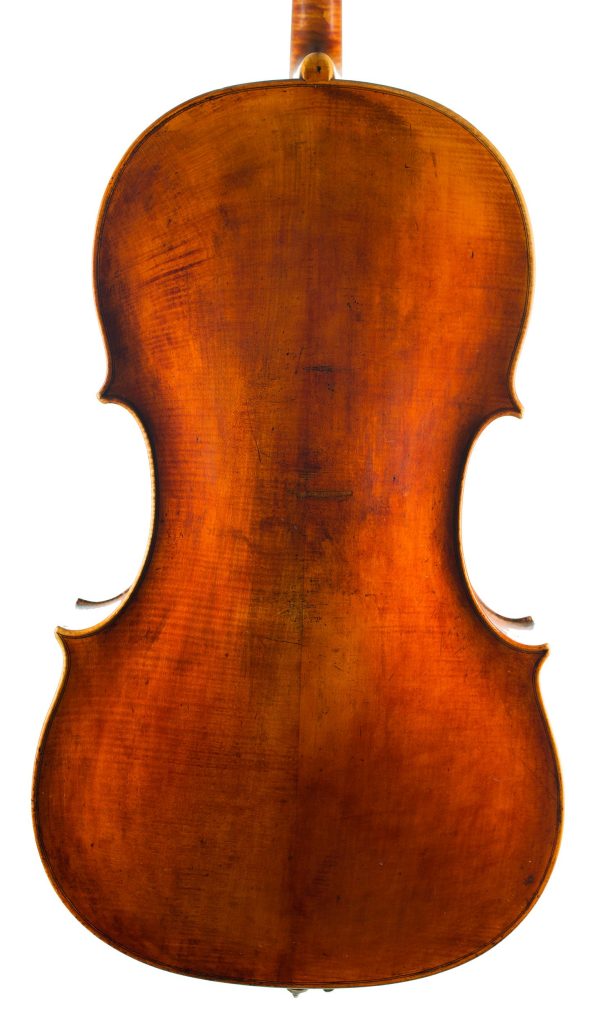 Cello, Workshop of Thomas Kennedy, London, circa 1810 — back