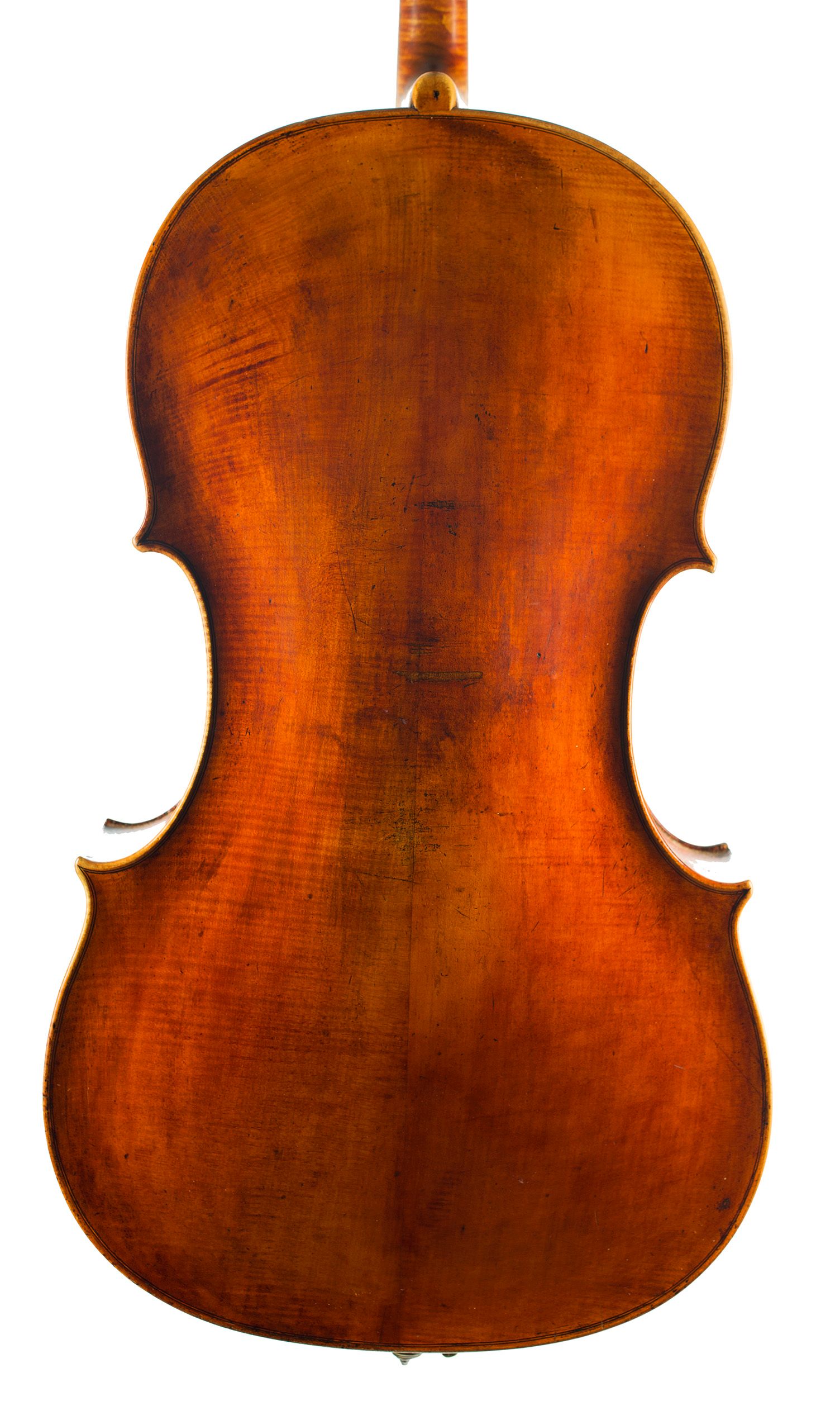 Cello, Workshop of Thomas Kennedy, London, circa 1810 — back