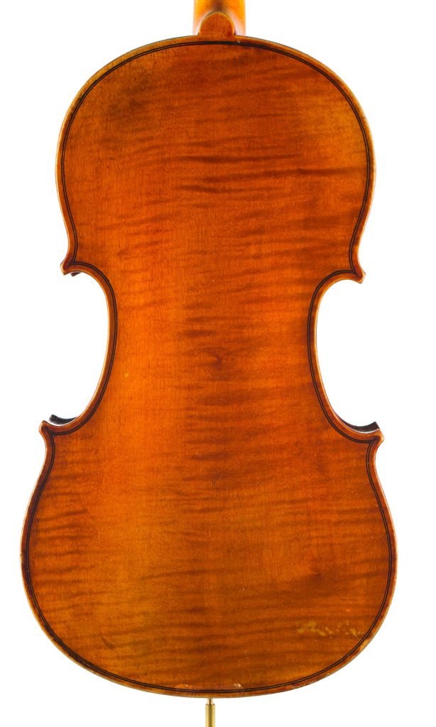 Violin, Workshop of Jerome Thibouville-Lamy, Mirecourt, circa 1910 — back
