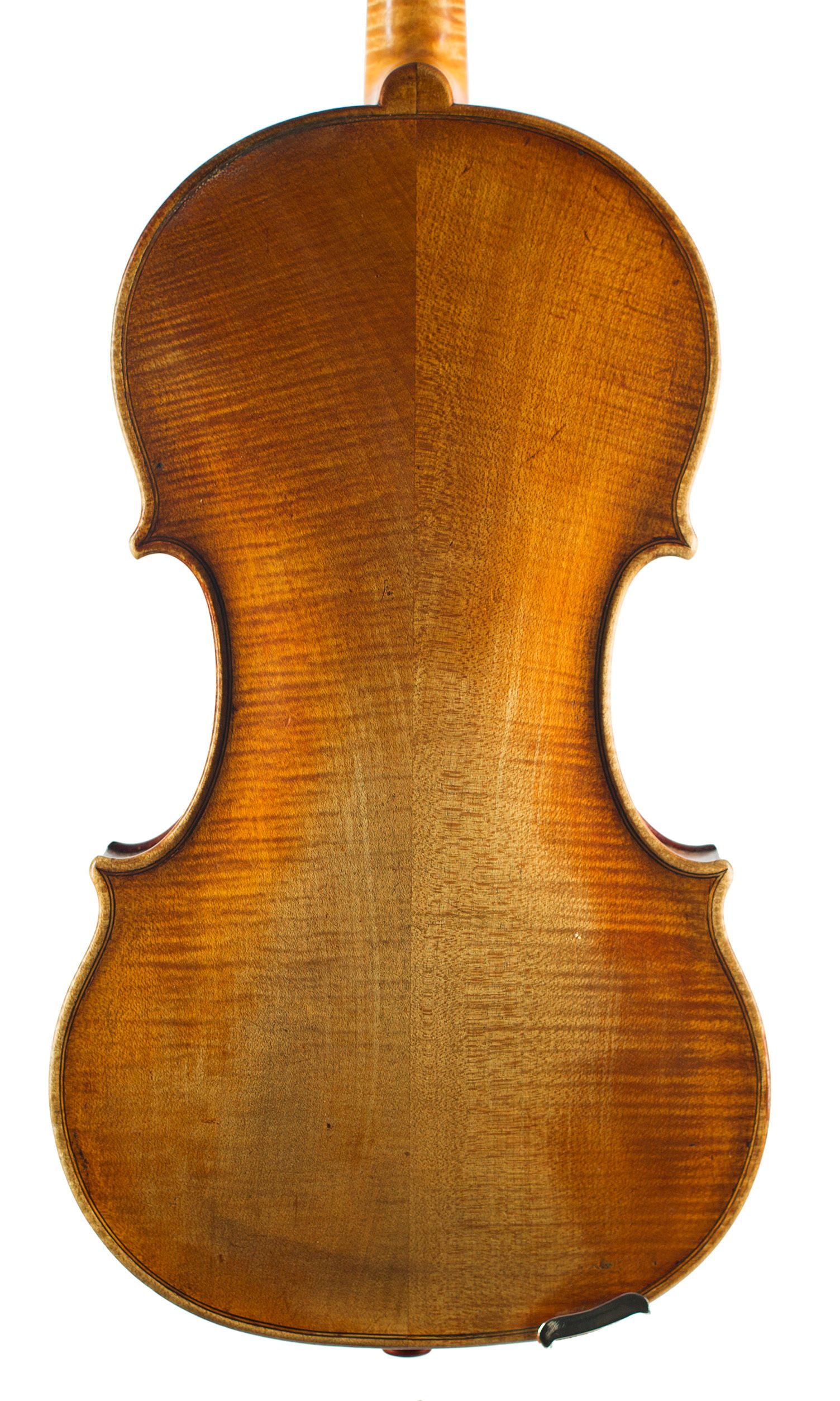 Violin by Walter H. Mayson, Manchester, 1890 — back