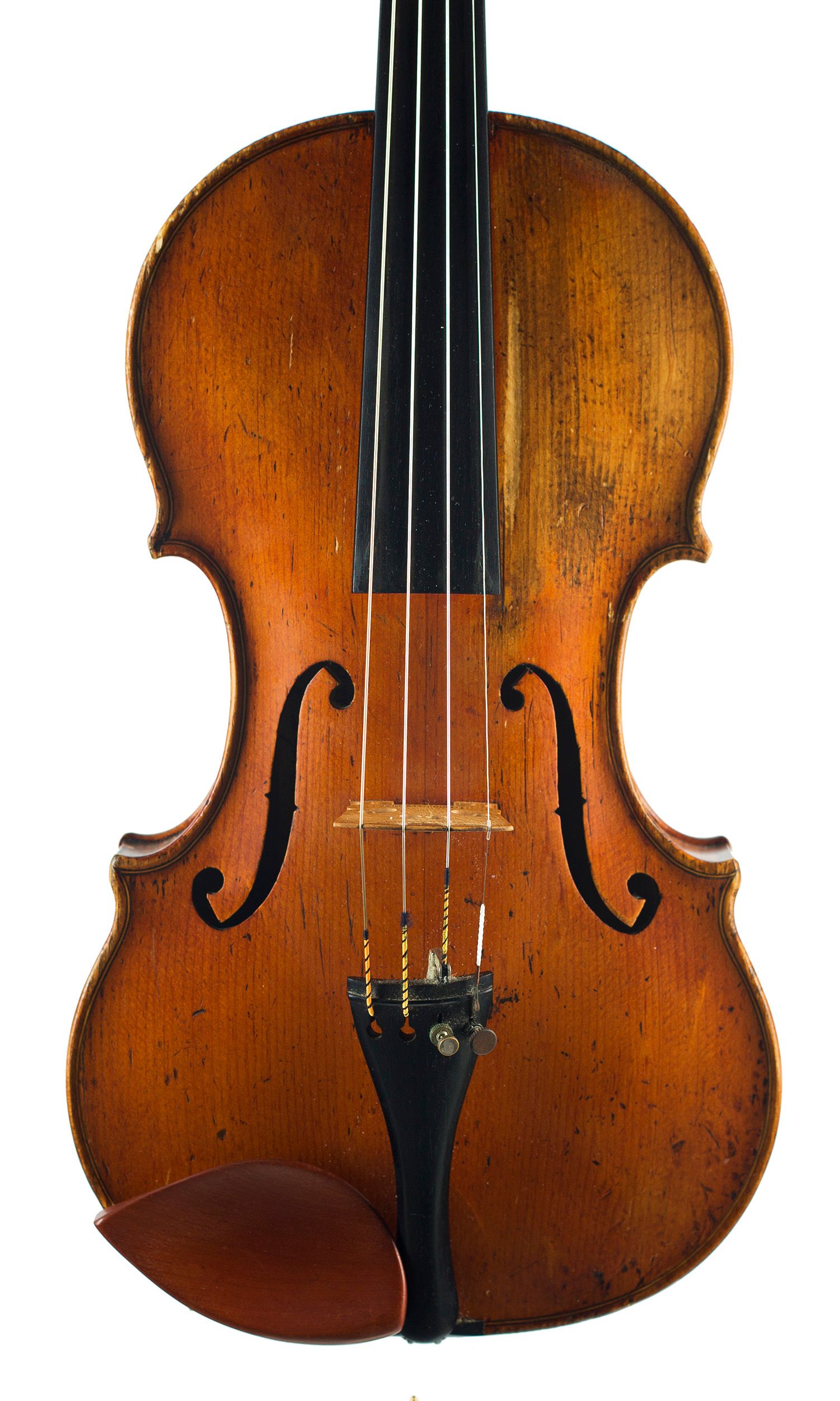 Violin by Walter H. Mayson, Manchester, 1890 — front