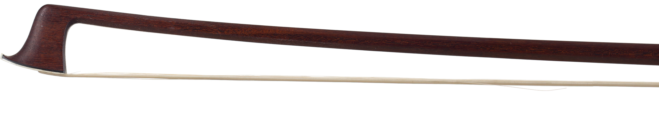 A silver-mounted violin bow by Weichold — head