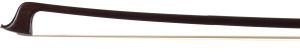 A silver-mounted violin bow by James Tubbs, London, circa 1890 — head and frog