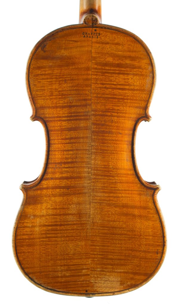 Violin by Nicolas Augustin Chappuy, Paris, 1765 — back