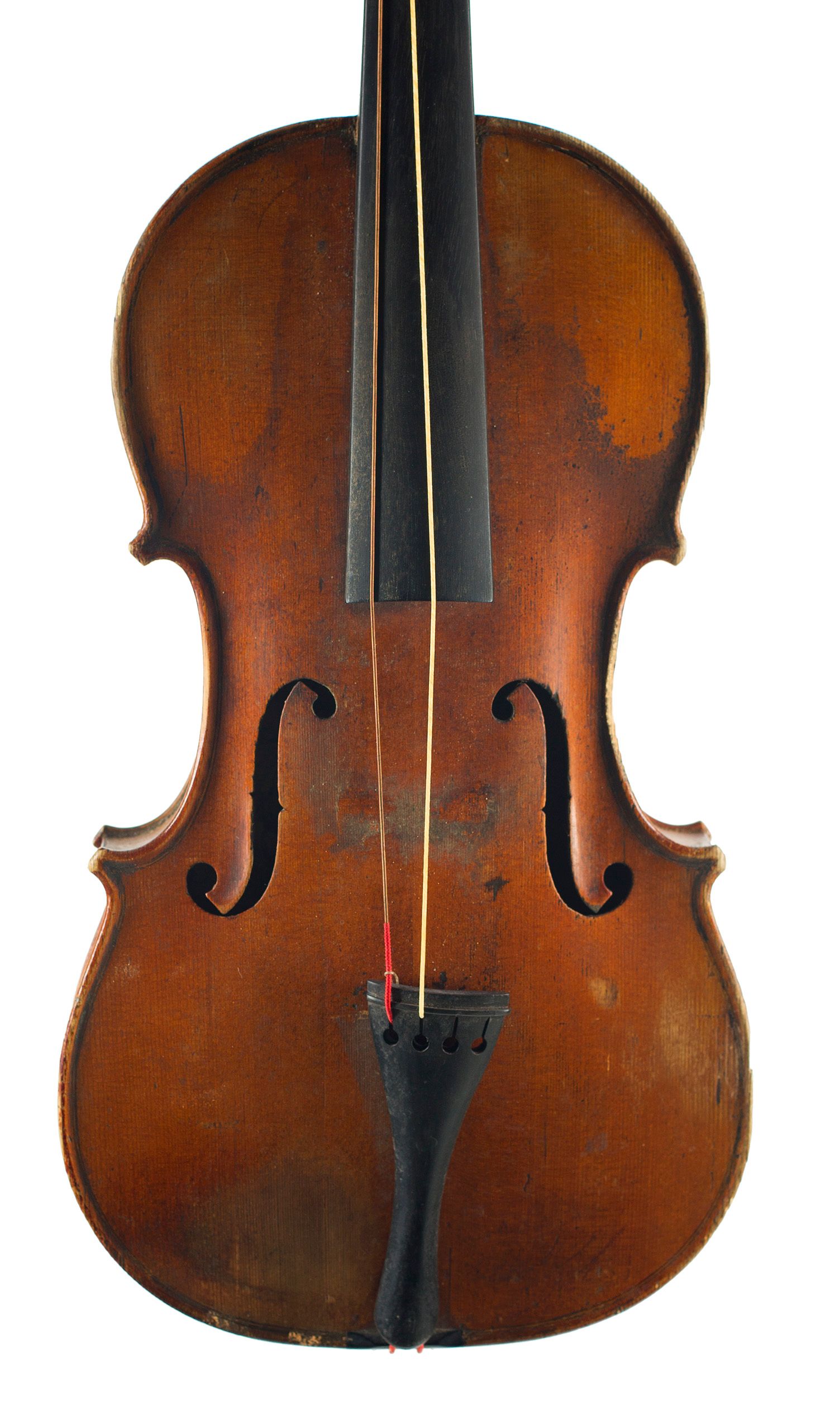 Violin by Nicolas Augustin Chappuy, Paris, 1765 — front
