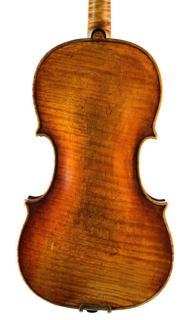 Violin by David Tecchler, Rome, 1736 — back