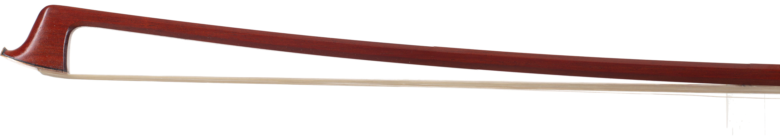 A gold and tortoiseshell-mounted violin bow by John W. Stagg, Bristol — head