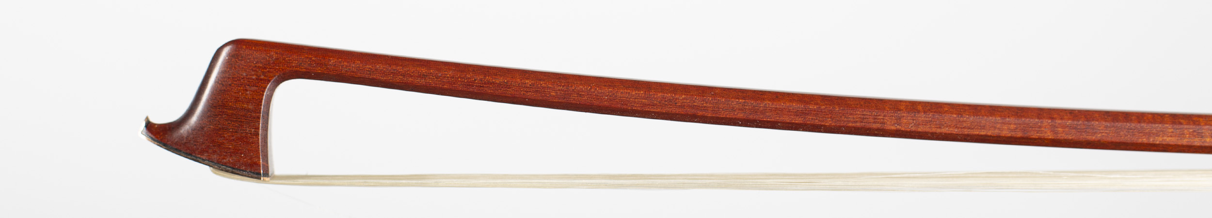 A gold and tortoiseshell-mounted violin bow by John W. Stagg, Bristol — head
