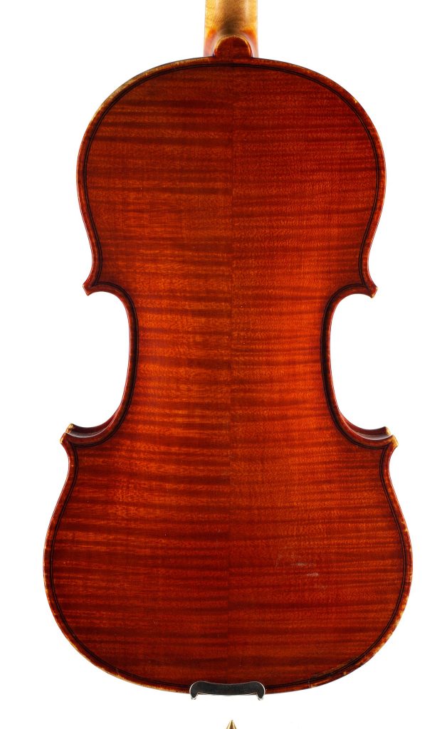 Violin by Haim Rapoport, Tel Aviv, 1941 — back