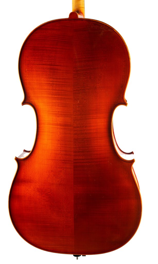 Cello by Josef Schuster, Baiersdorf-Erlangen, 1989 — back