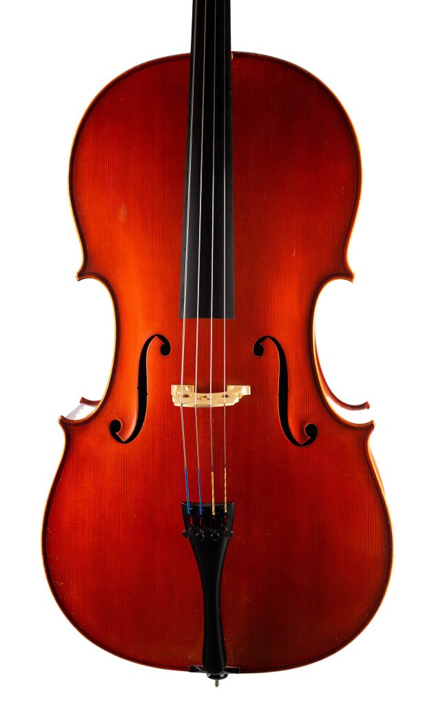 Cello by Josef Schuster, Baiersdorf-Erlangen, 1989 — front