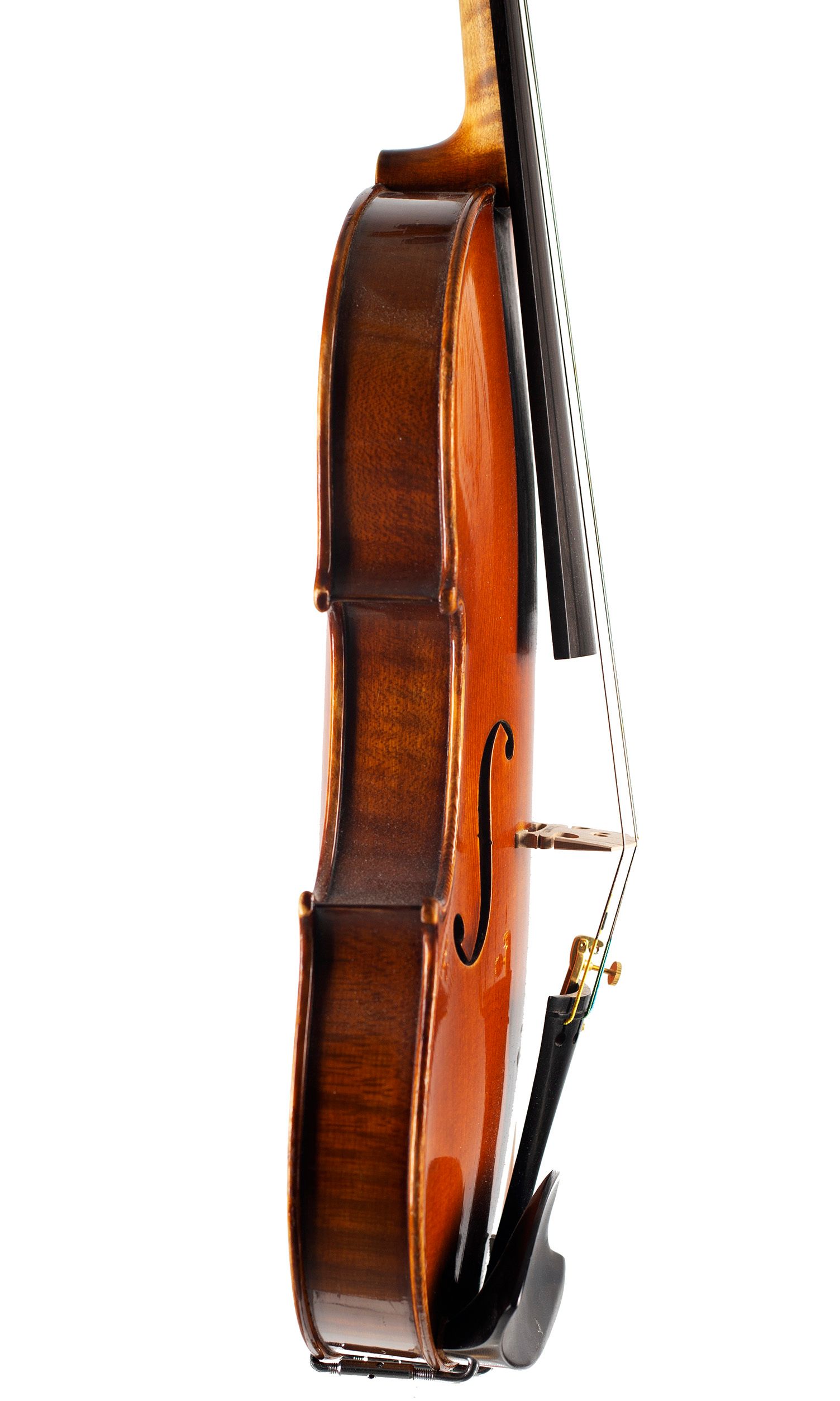Violin, Workshop of H. Emile Blondelet, Paris, 1932 — angled view, 80°