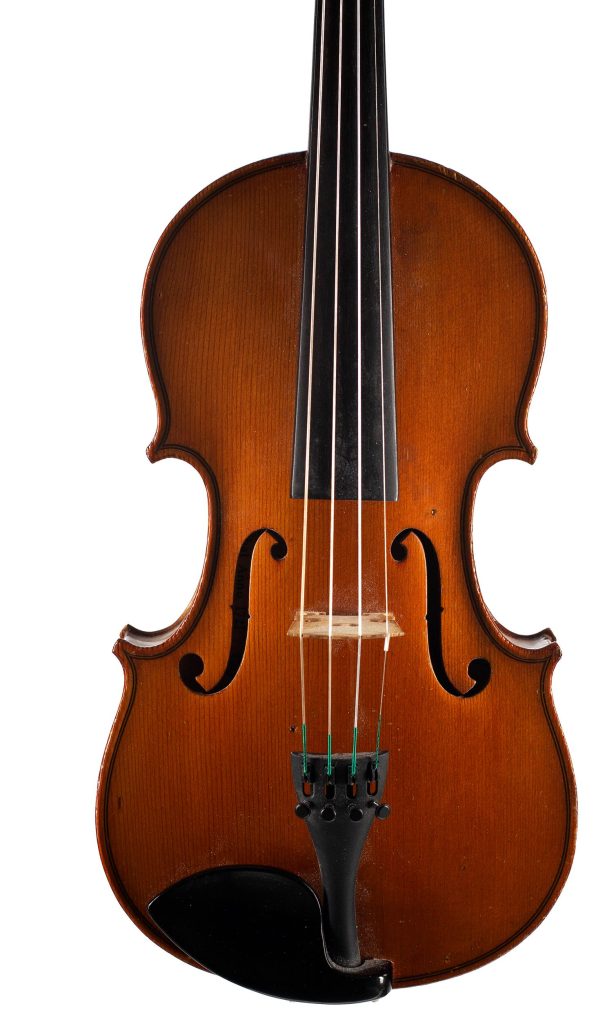 Half-size violin, Workshop of Jerome Thibouville-Lamy, Mirecourt — front
