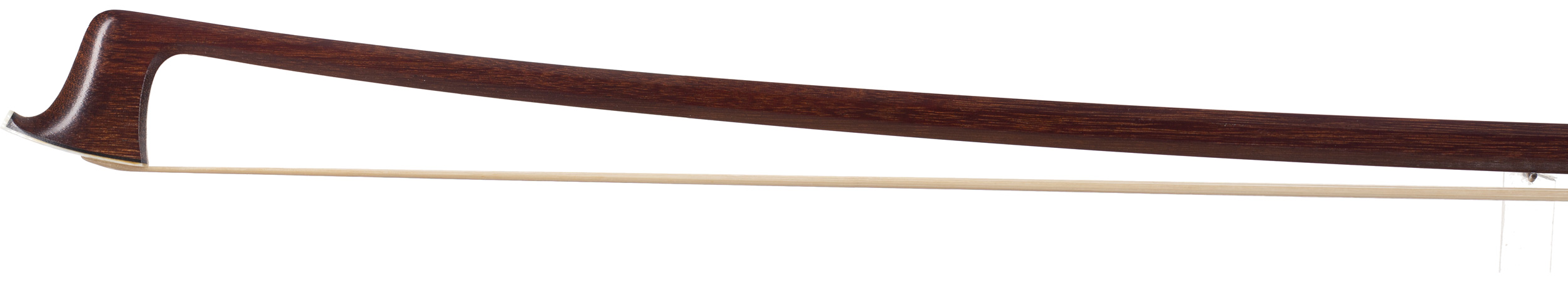 A silver-mounted viola bow by Richard Grünke, Germany — head