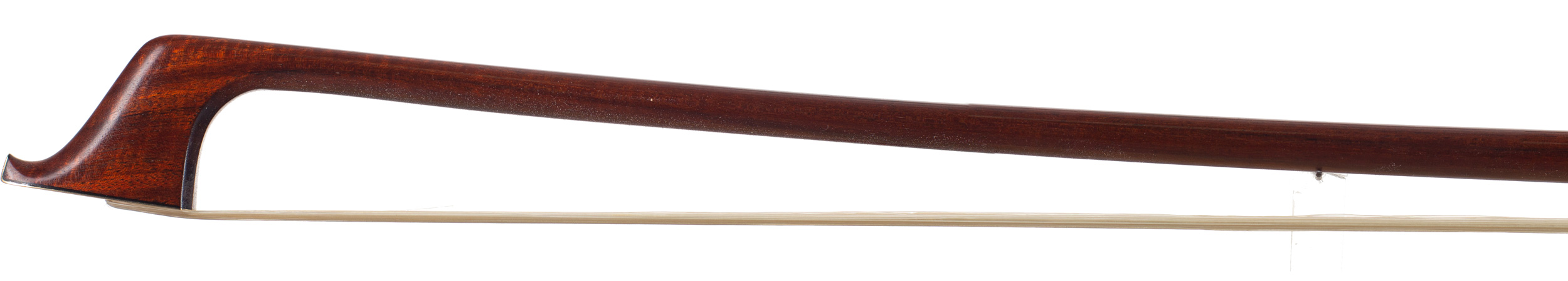 A gold-mounted contemporary cello bow by Howard Green, Tayport — head