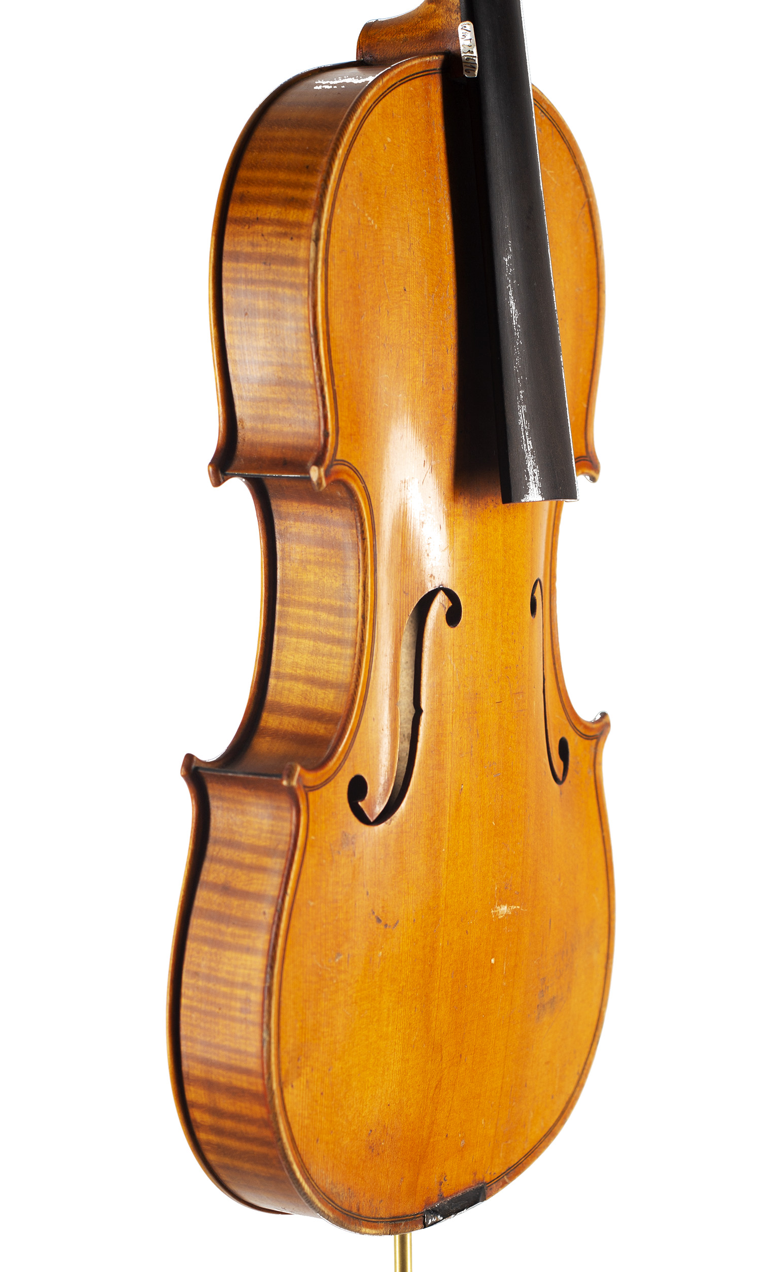 A violin by Ch J.B.Collin-Mezin Pere, Paris, 1902 — angled view, 60°