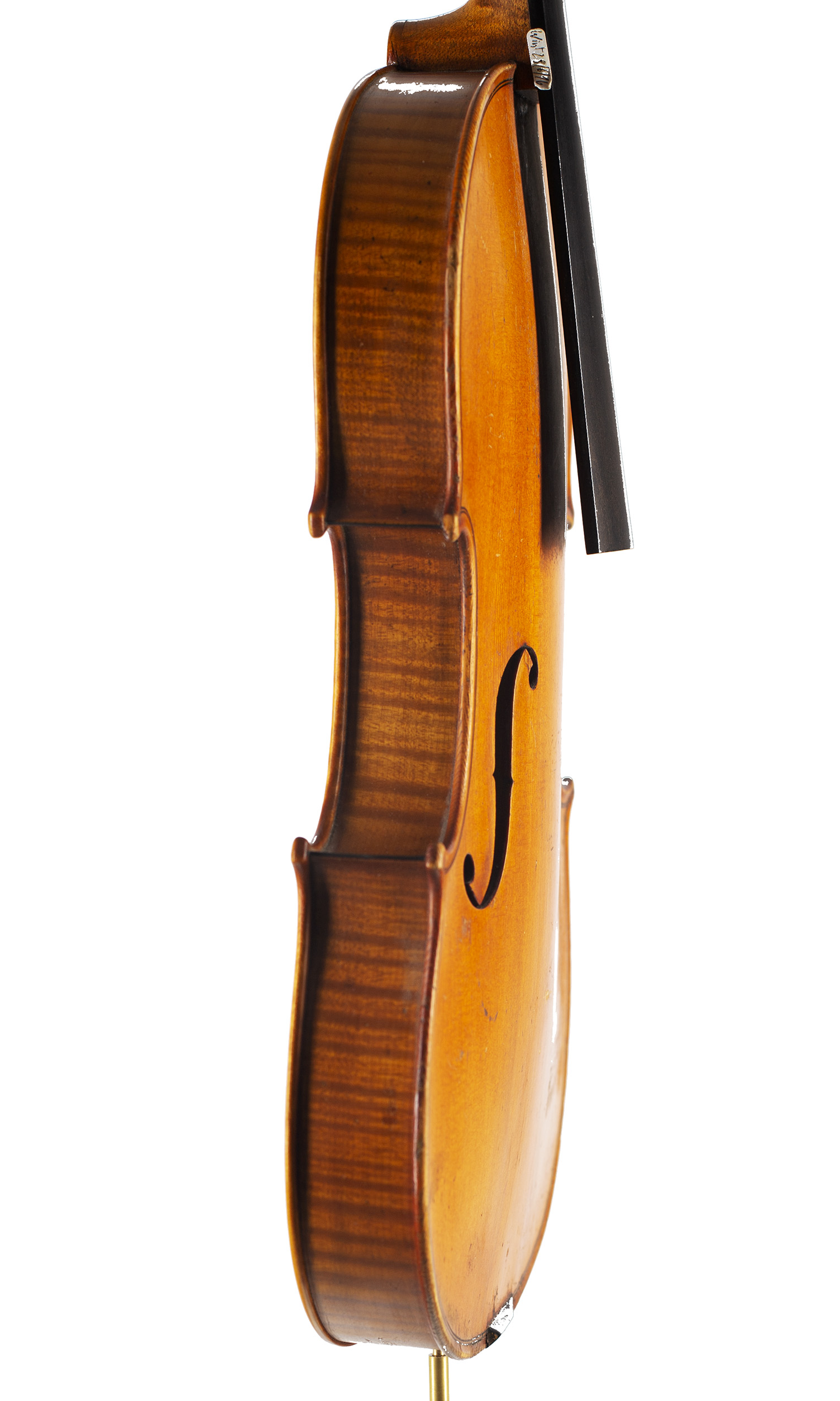 A violin by Ch J.B.Collin-Mezin Pere, Paris, 1902 — angled view, 80°