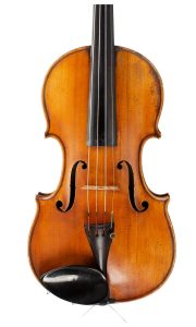 Violin by Paul Bailly, Paris, 1887 — front