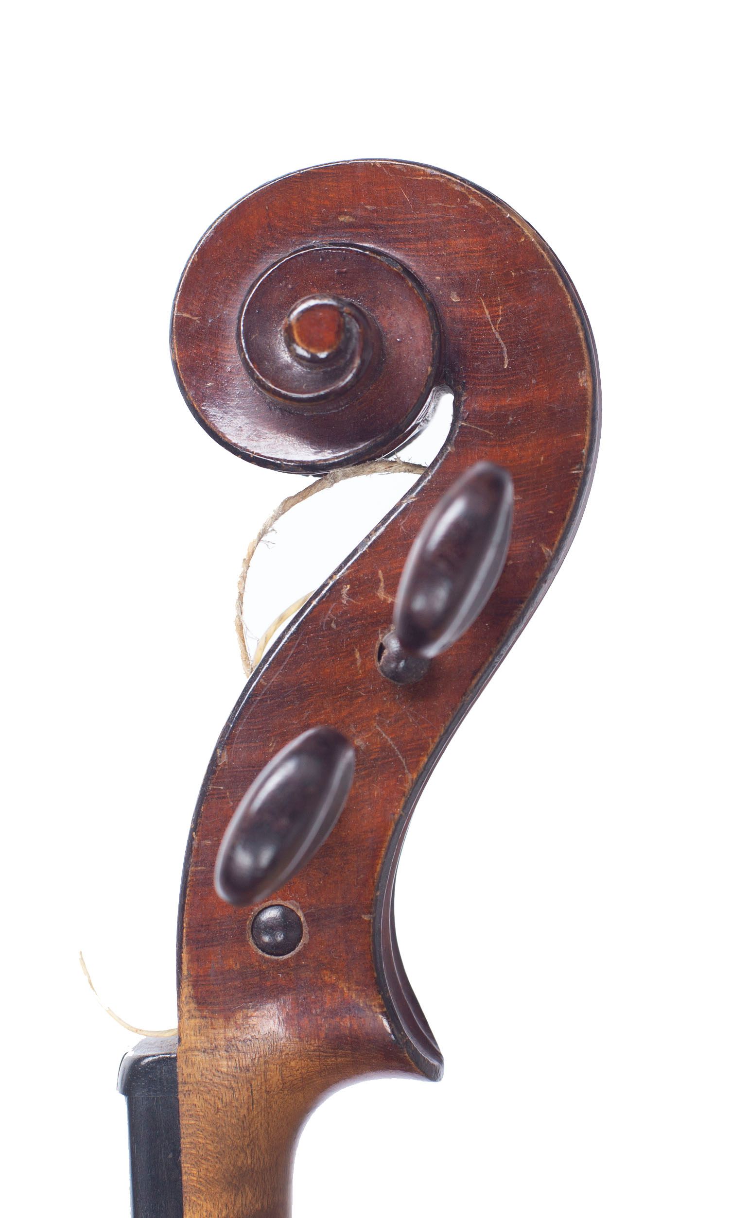 Violin by Ch. J. B. Collin-Mezin Fils, Paris, 1923 — scroll