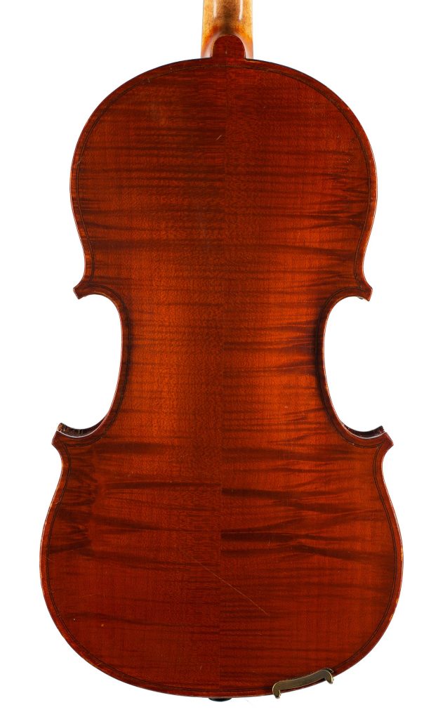 Violin, Workshop of Jerome Thibouville-Lamy, Mirecourt, circa 1910 — back