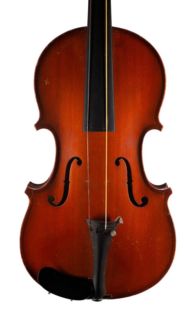 Violin, Workshop of Jerome Thibouville-Lamy, Mirecourt, circa 1910 — front