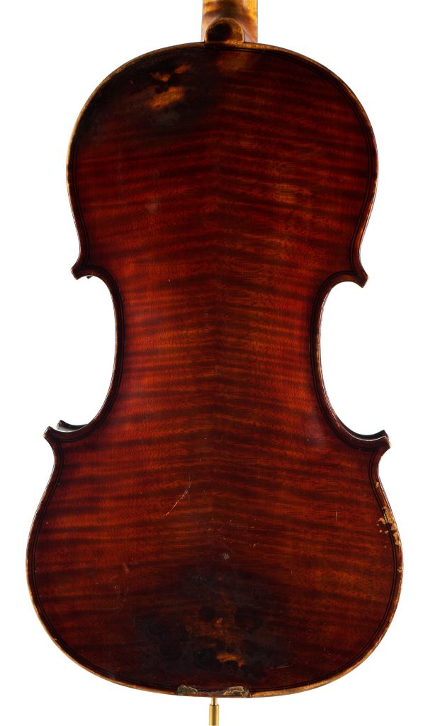 Violin by Patrick G. Milne, Glasgow, 1933 — back