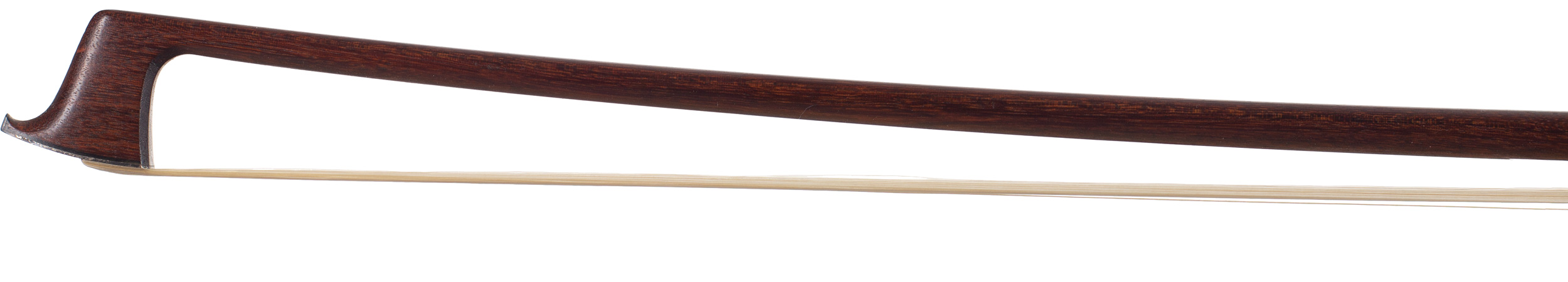 A silver-mounted violin bow by W. E. Hill & Sons, London, 1935 — head