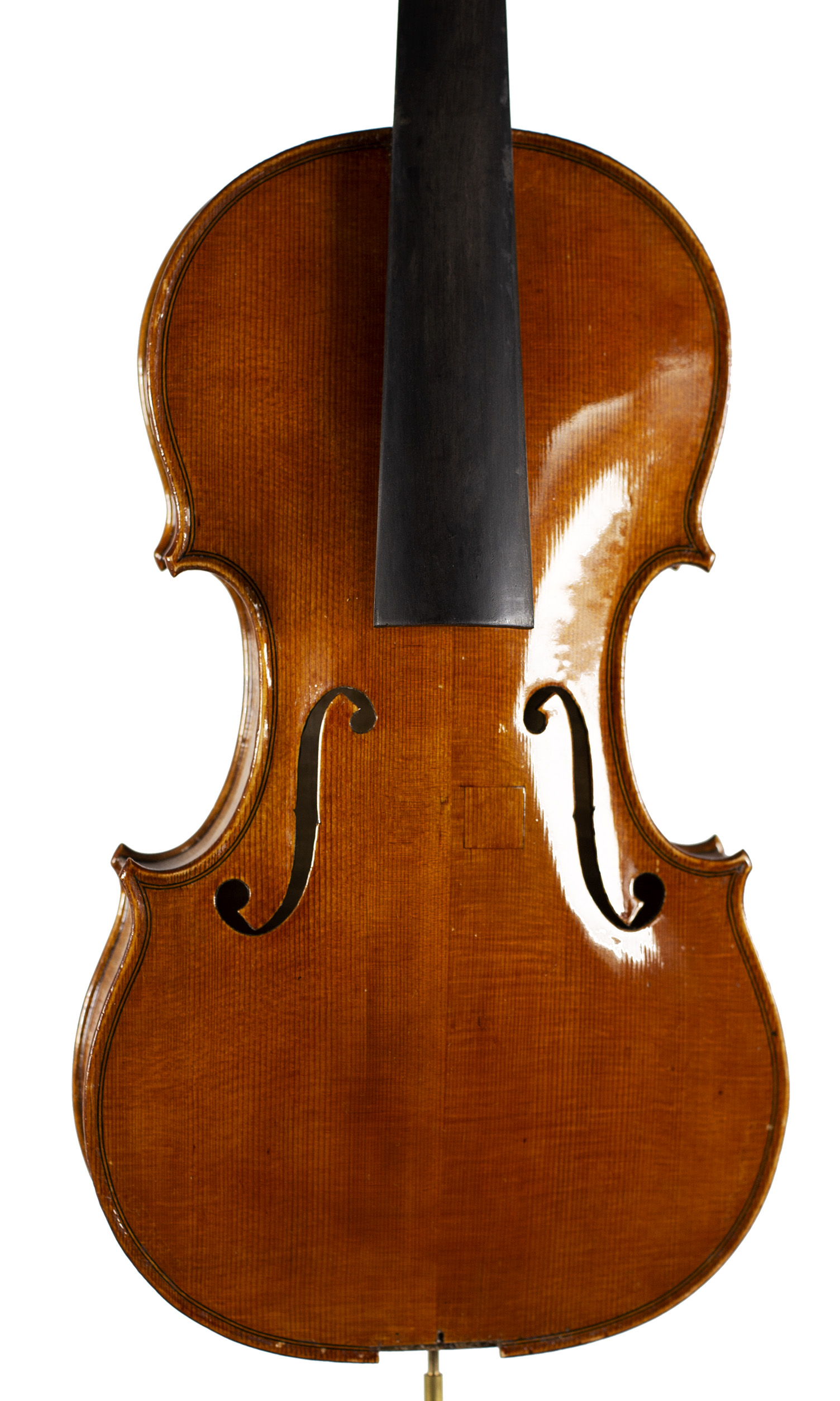 A violin by Julian Emery — angled view, 10°