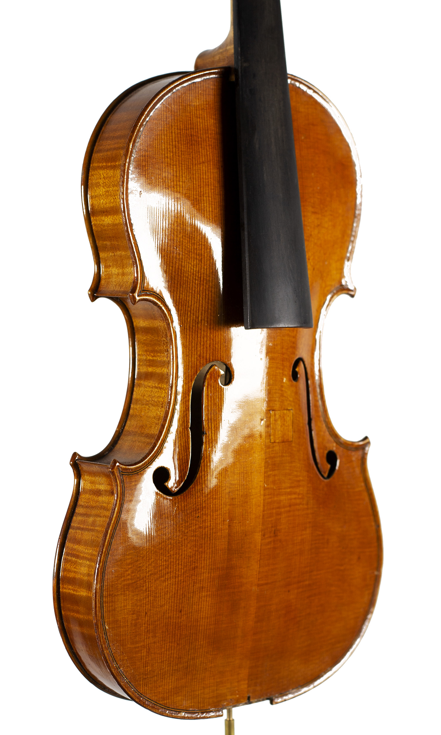 A violin by Julian Emery — angled view, 40°