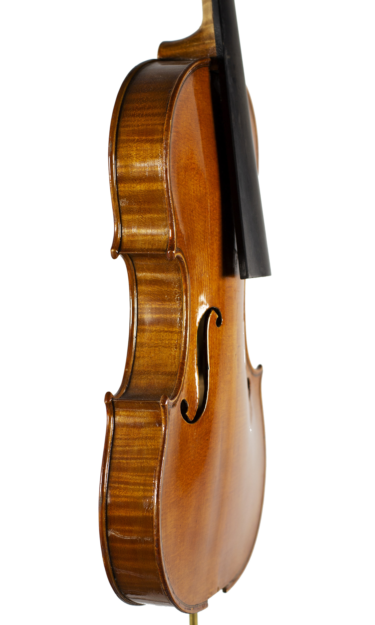 A violin by Julian Emery — angled view, 70°