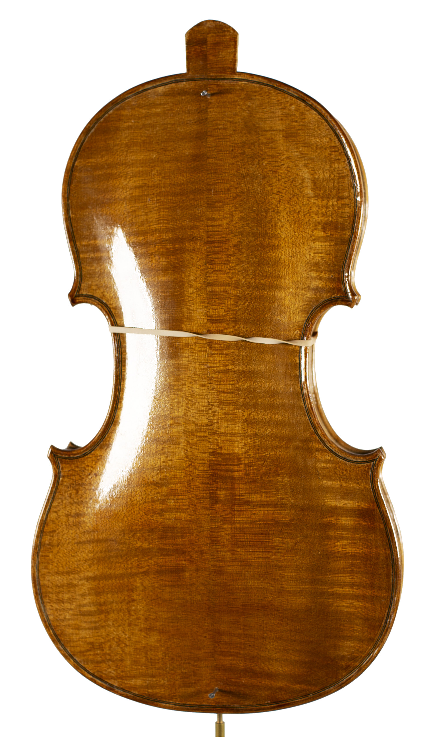 An incomplete violin by Julian Emery — back