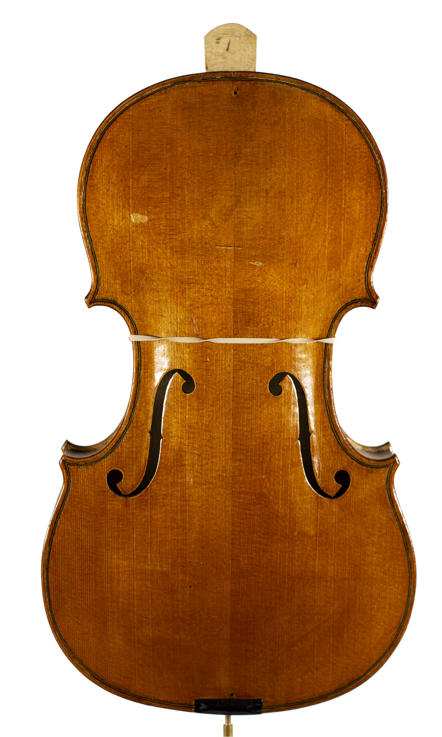 An incomplete violin by Julian Emery — front