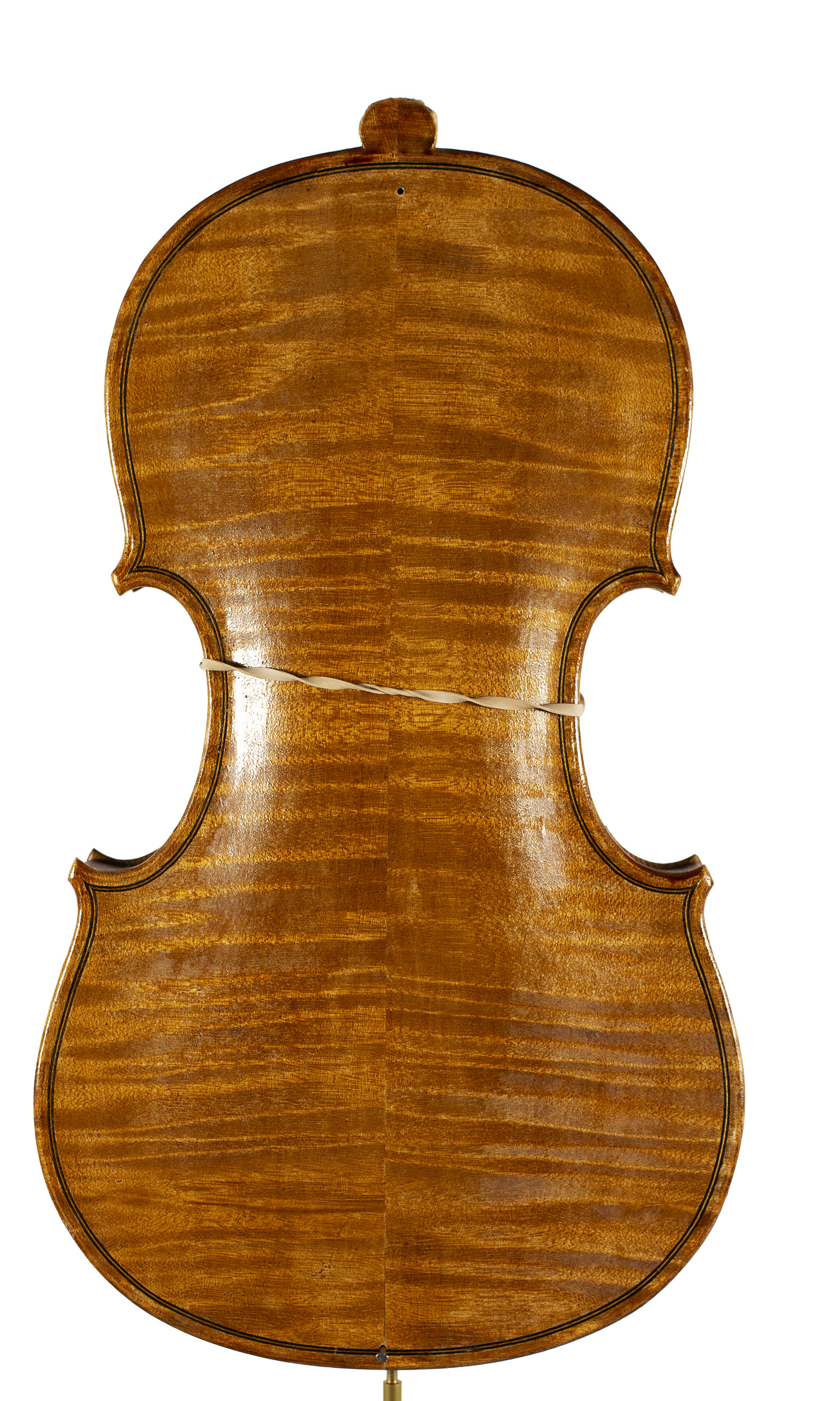 An incomplete violin by Julian Emery — back