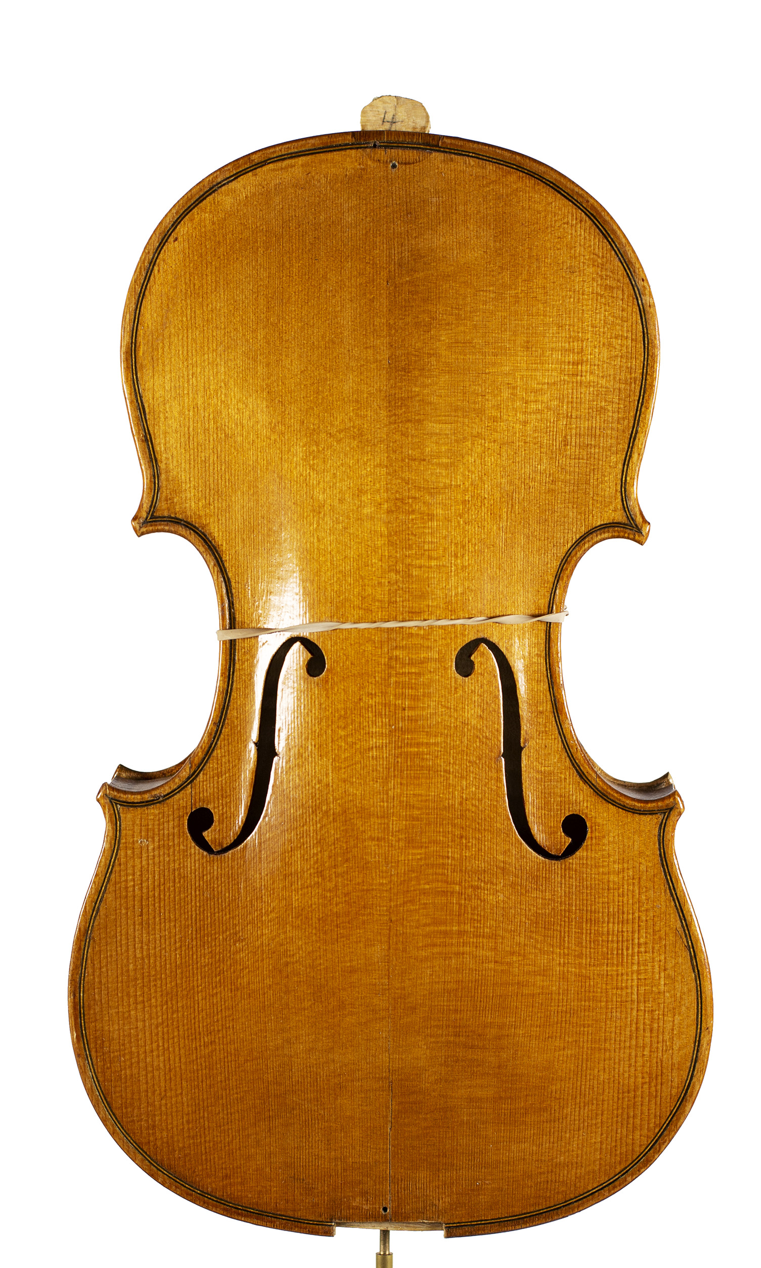 An incomplete violin by Julian Emery — front