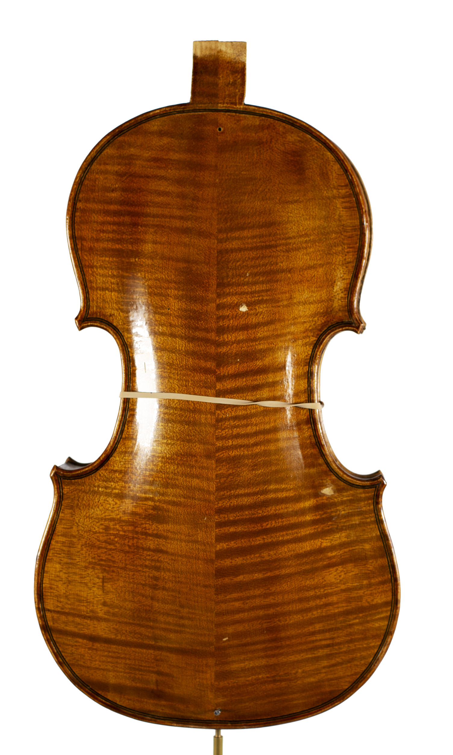 An incomplete violin by Julian Emery — back