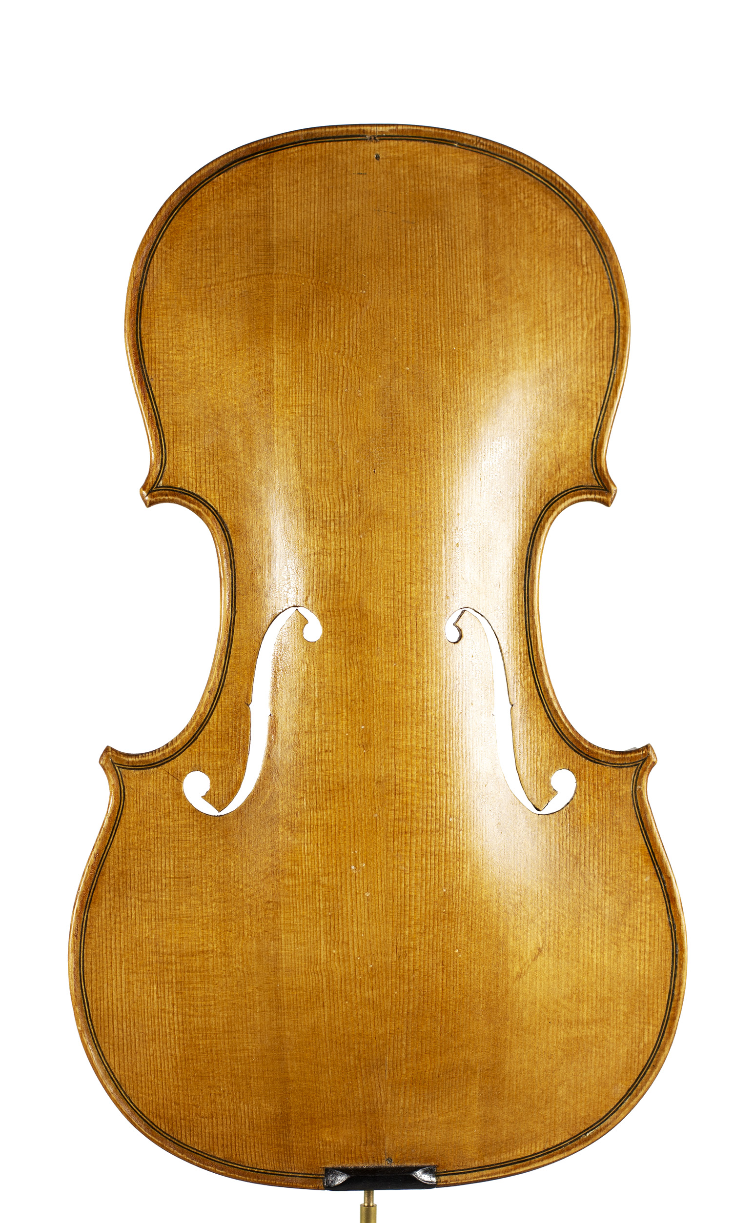 An incomplete violin by Julian Emery — front