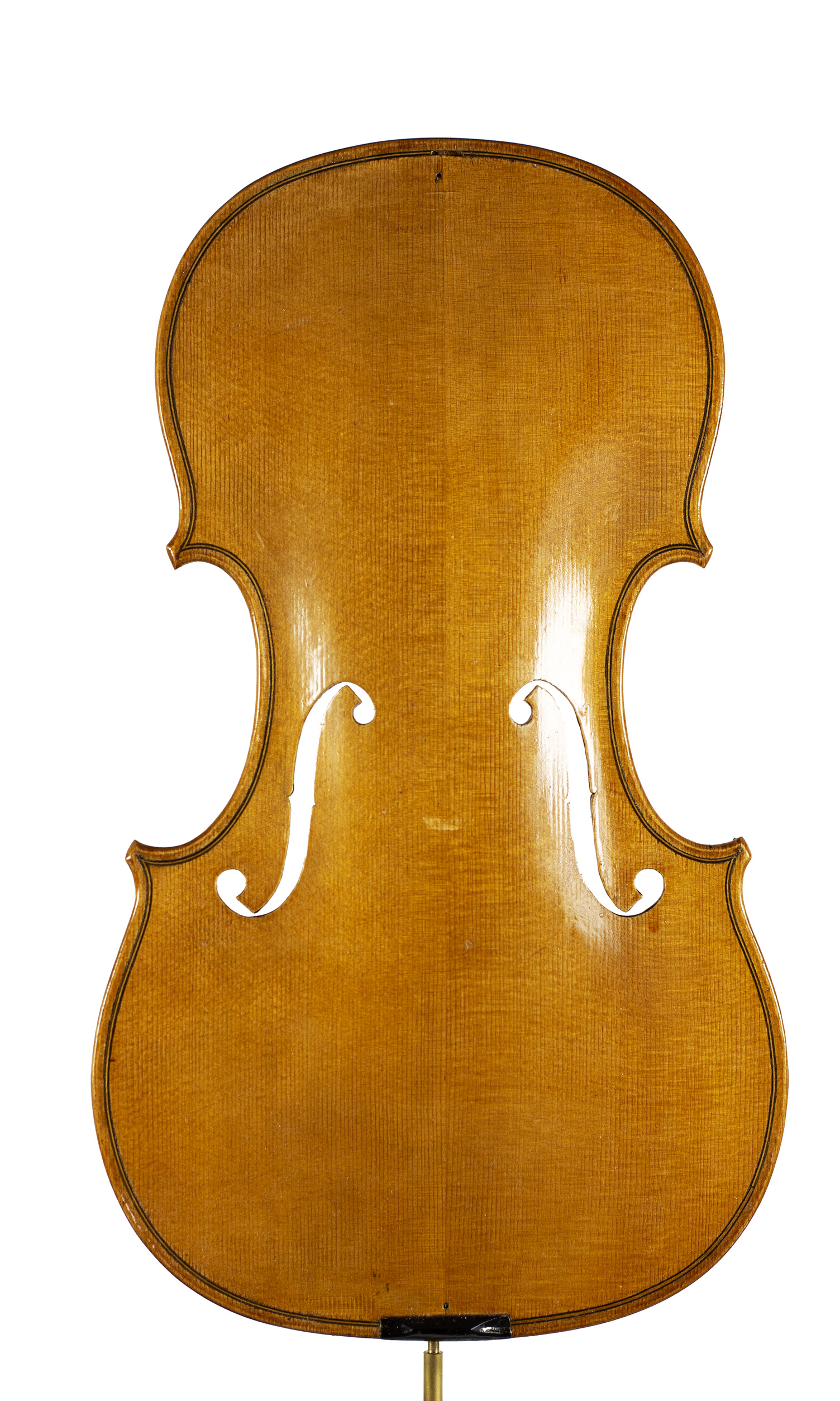 An incomplete violin by Julian Emery — front