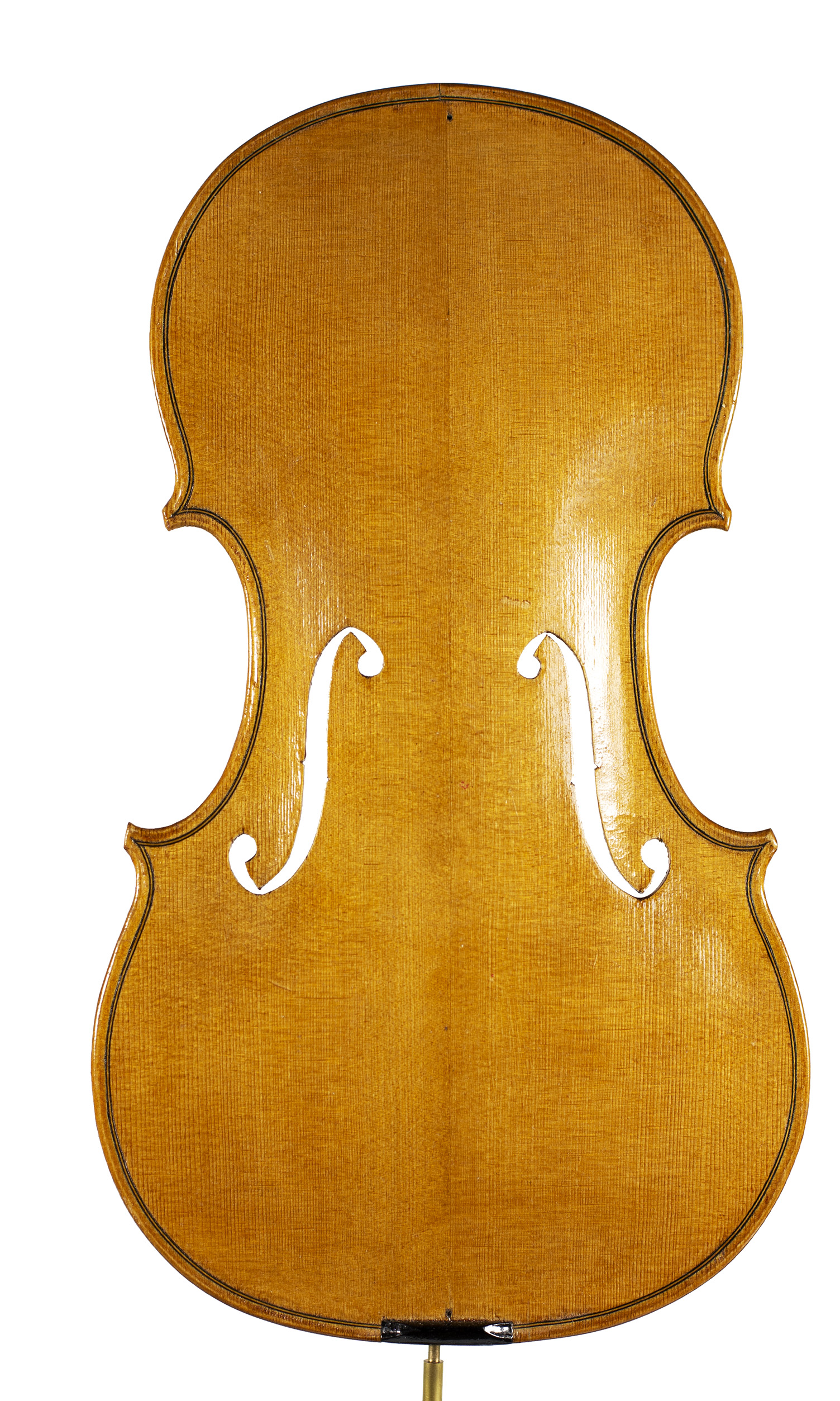 An incomplete violin by Julian Emery — front