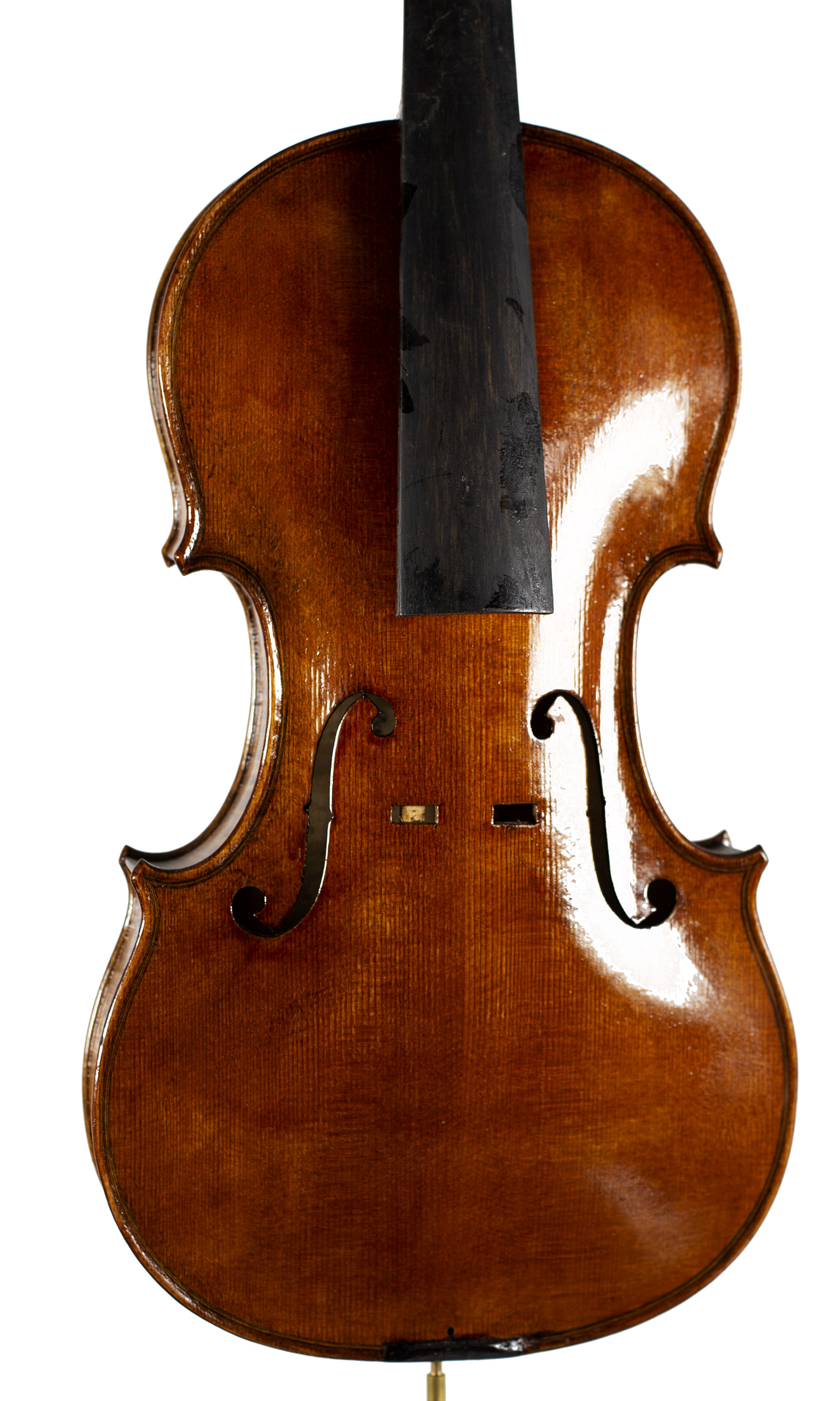 A violin by Julian Emery — angled view, 10°